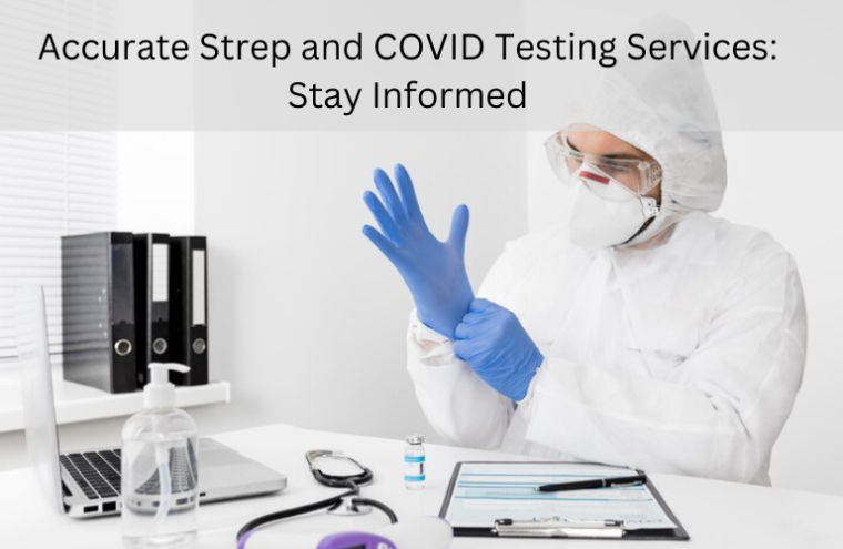 Strep and covid test