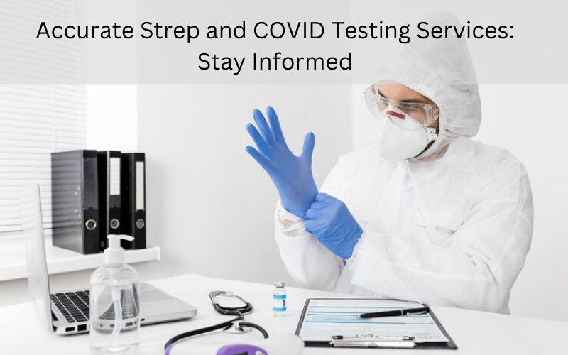 Strep and covid test