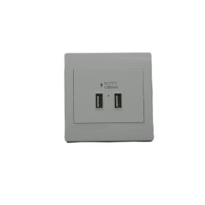فيش ستار ابيض 2 مدخل USB  مع شاشة