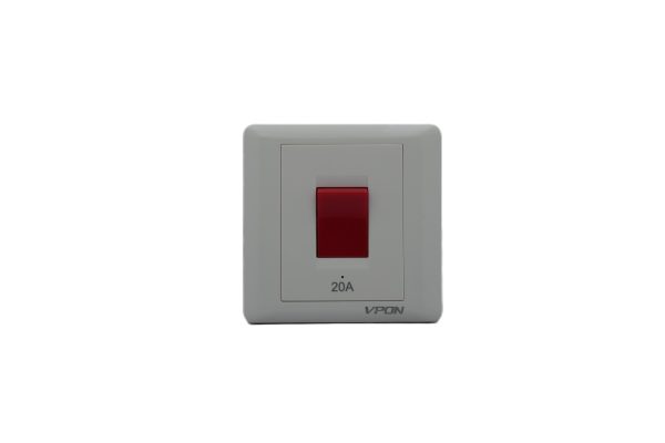 مفتاح سخان 20A  ماستر  ابيض