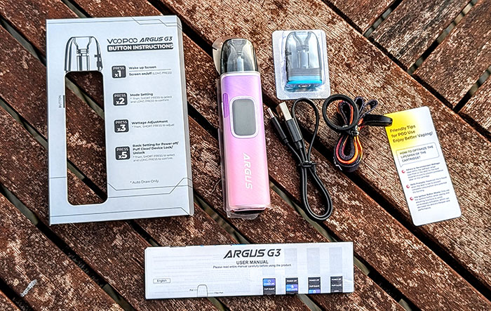 Voopoo Argus G3 Pod kit